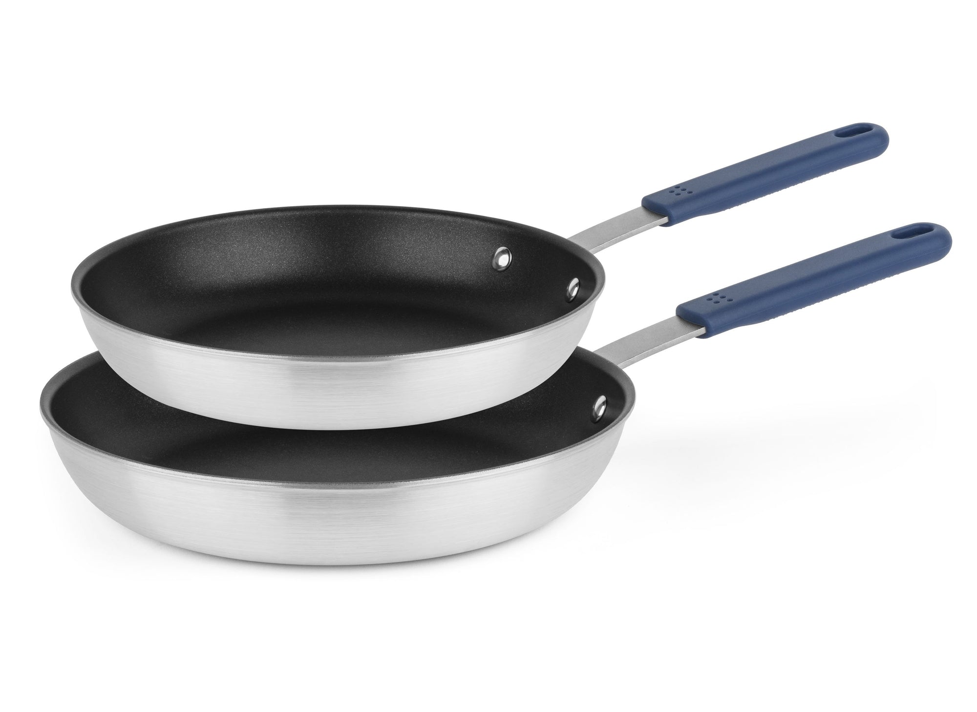 {{10-12-inch}} The two piece (10 inch and 12 inch) Misen Nonstick Pan set comes with three layers of nonstick coating.