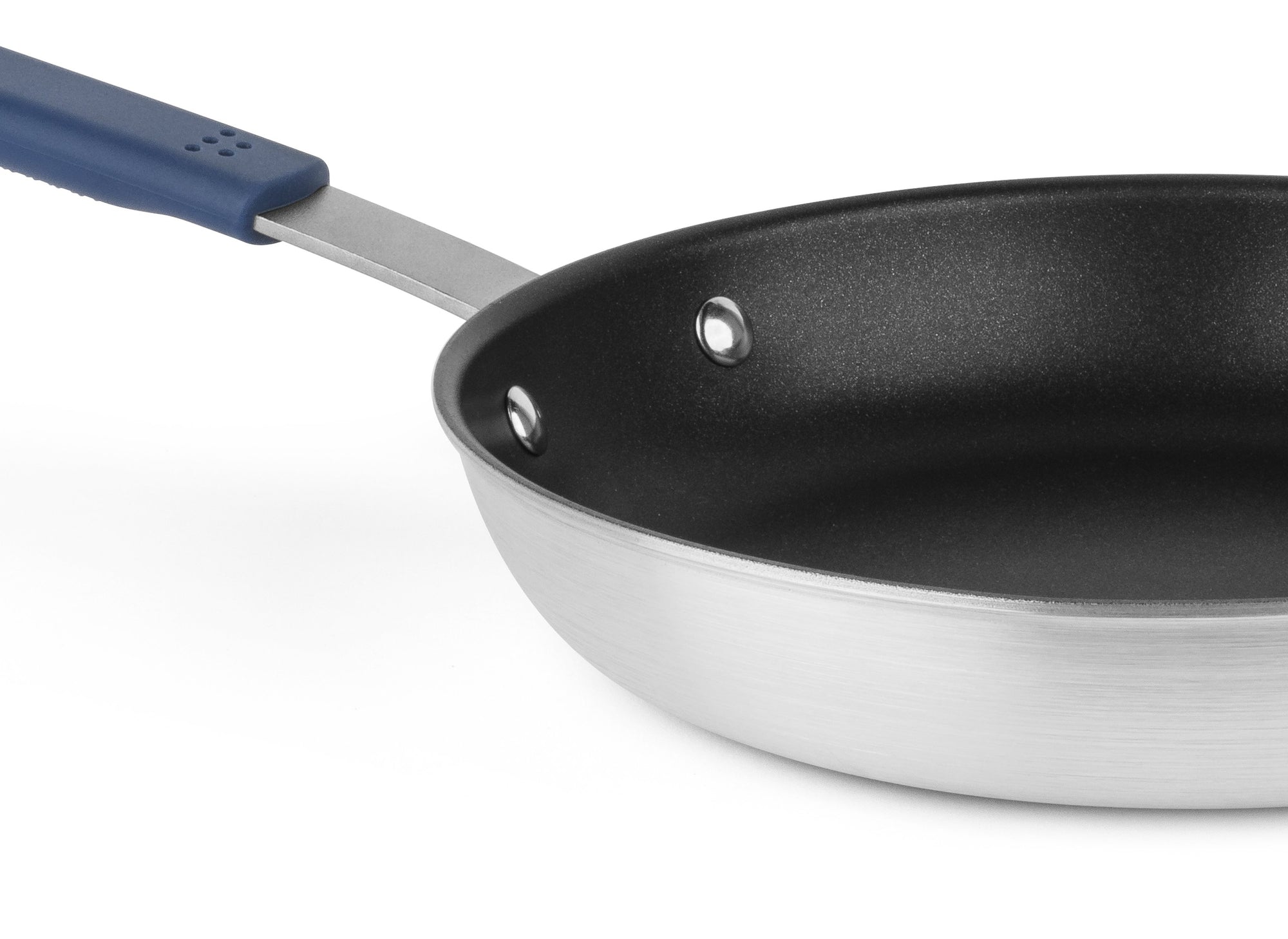 {{10-12-inch,8-10-12-inch}} The two piece and three piece Misen Nonstick Pan sets have silicone handles that stay cool to the touch.