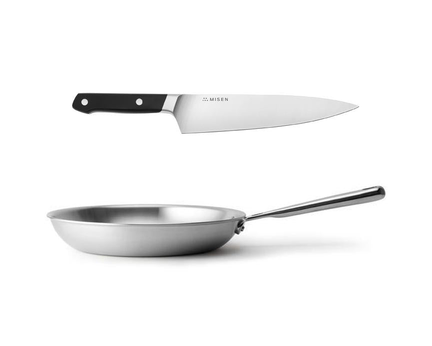 Chef's Knife + Skillet