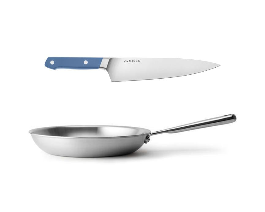 Chef's Knife + Skillet