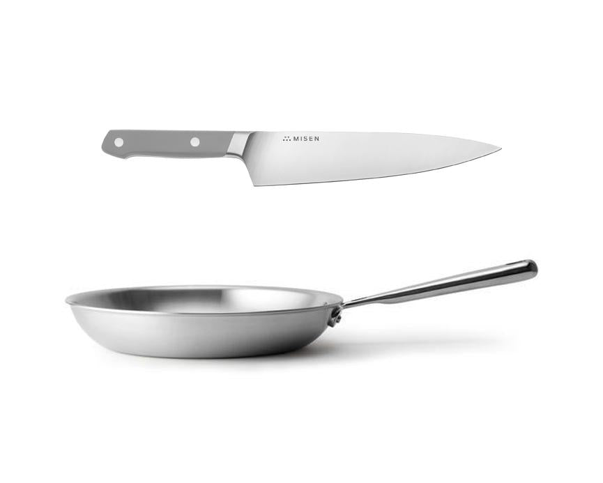 Chef's Knife + Skillet