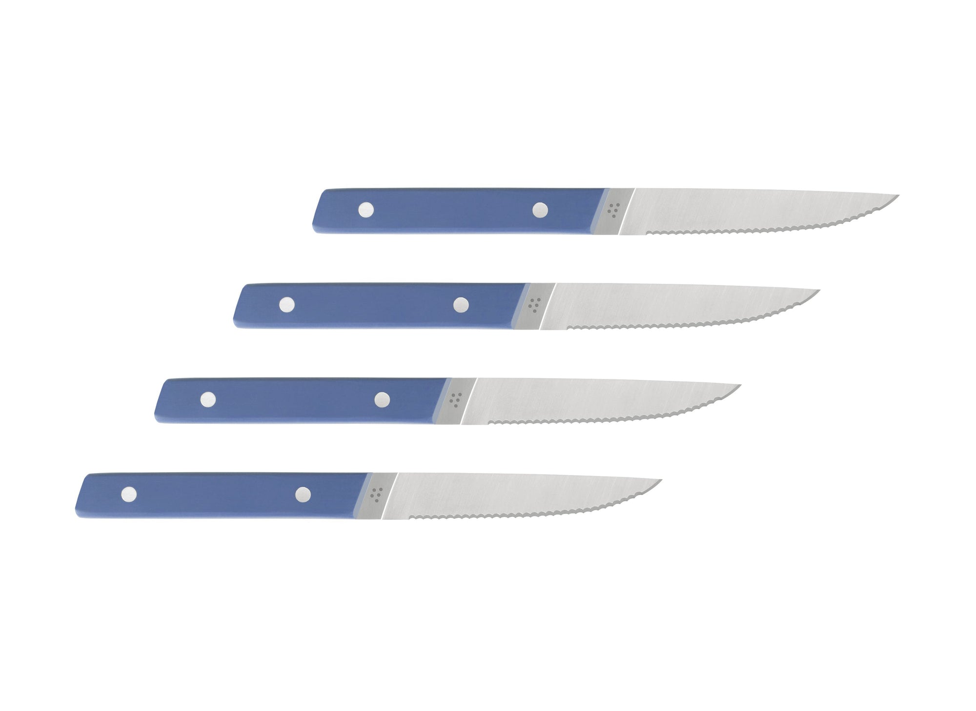 {{4pc-blue}} 4-Piece Misen Steak Knives in blue