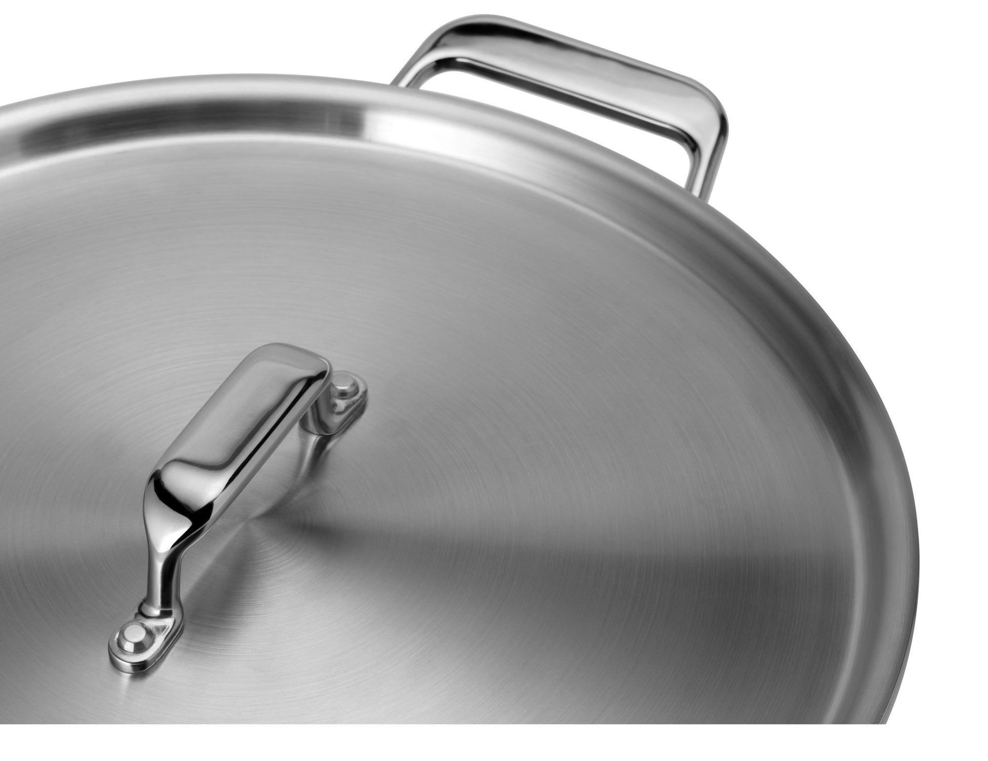 {{essentials}} The stainless steel lid for the Misen 3QT Saute pan can also be used with the 10 inch skillet.