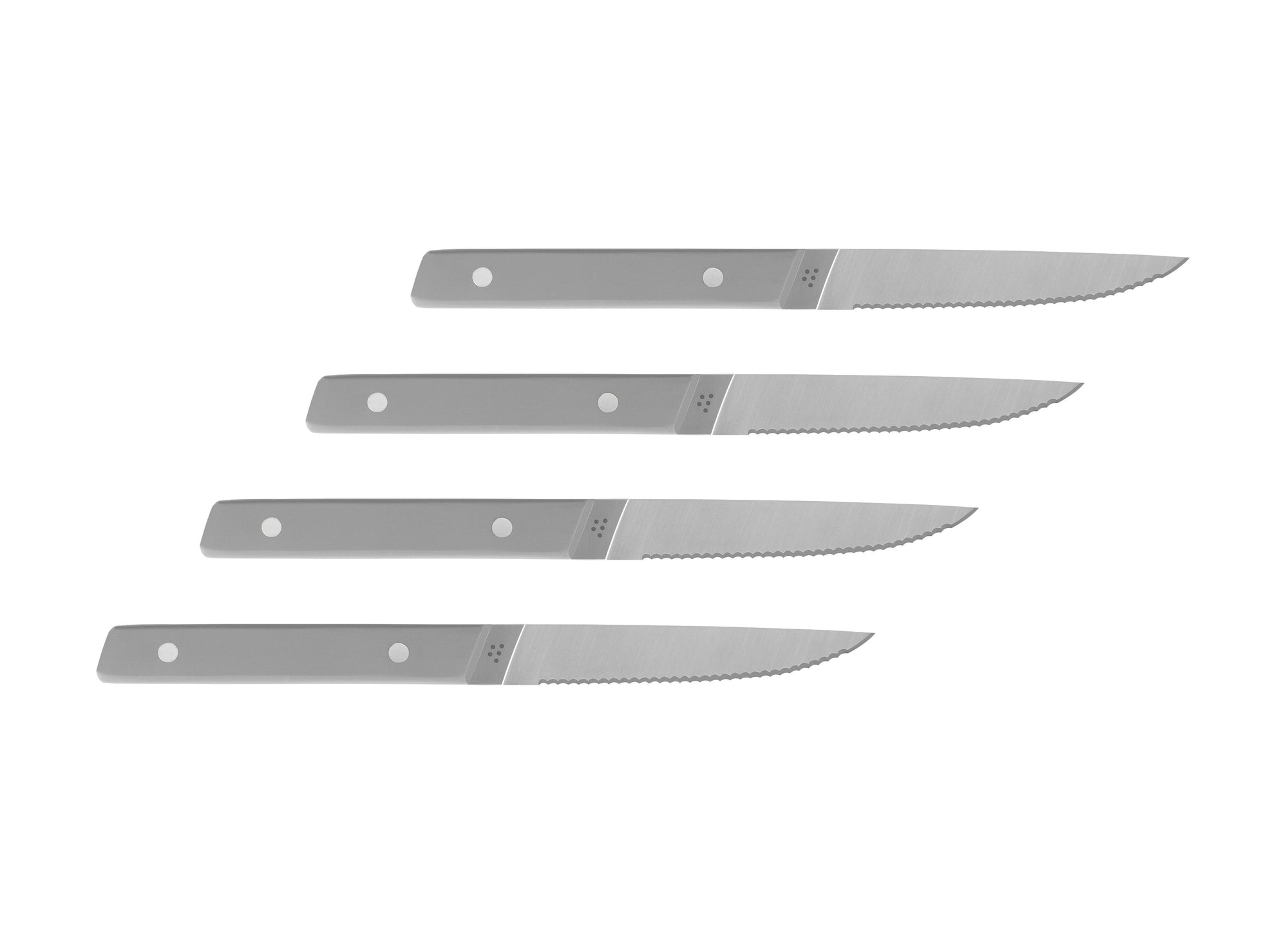 {{4pc-gray}} 4-Piece Misen Steak Knives in gray