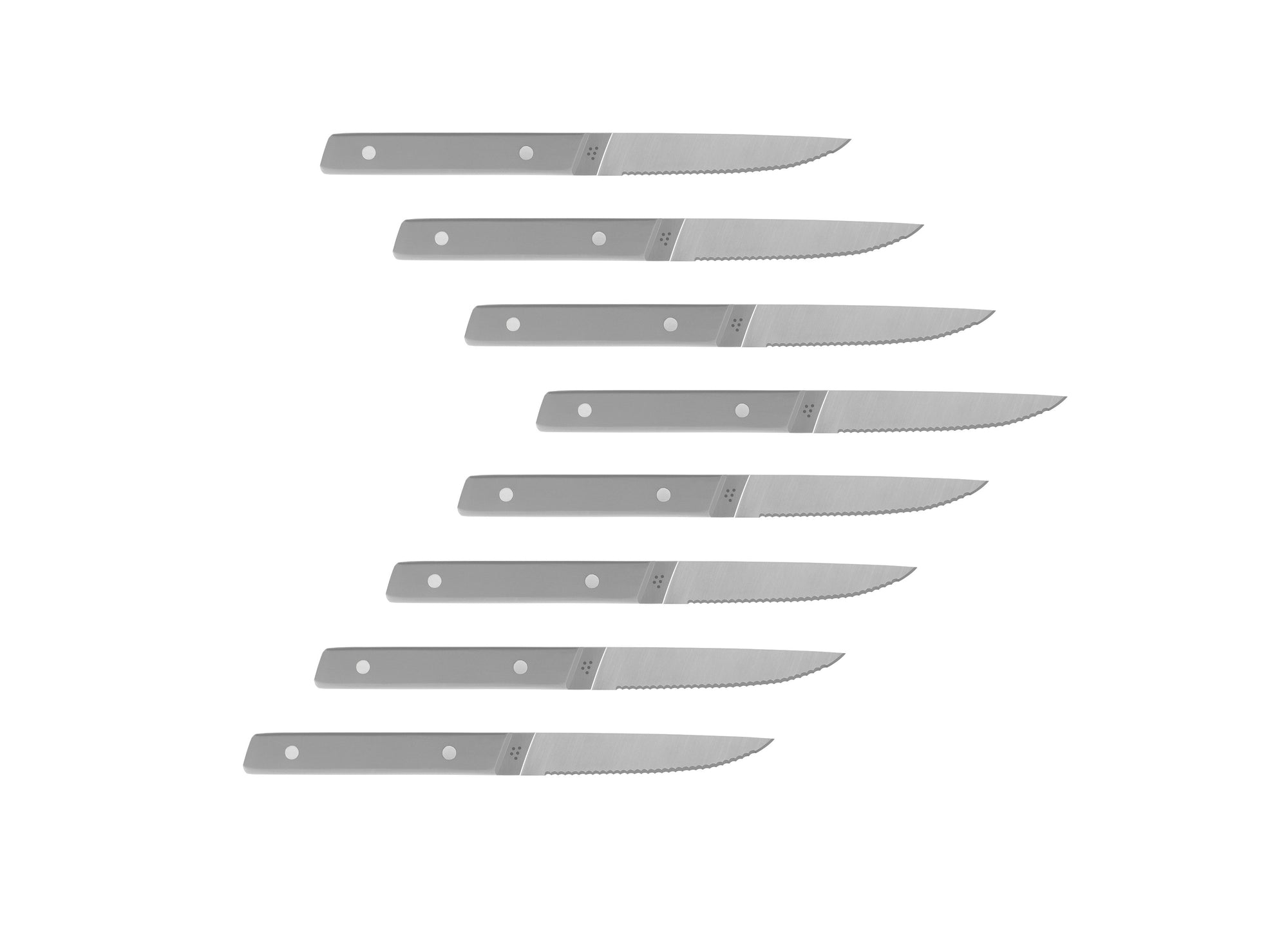 {{8pc-gray}} 8-Piece Misen Steak Knives in gray