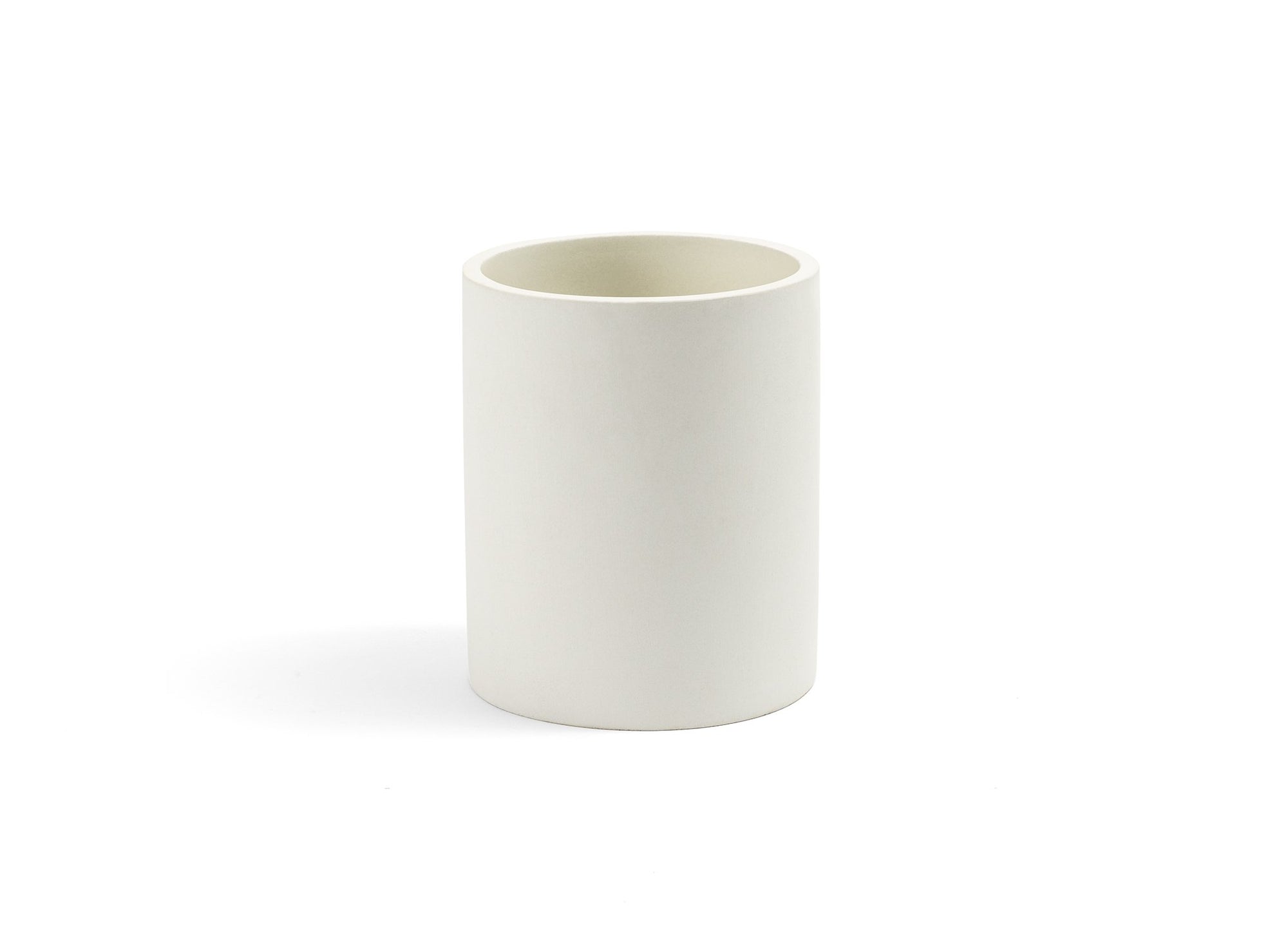 {{cream}} An empty White Misen Prep Tool Holder seen from the side on a white seamless background.