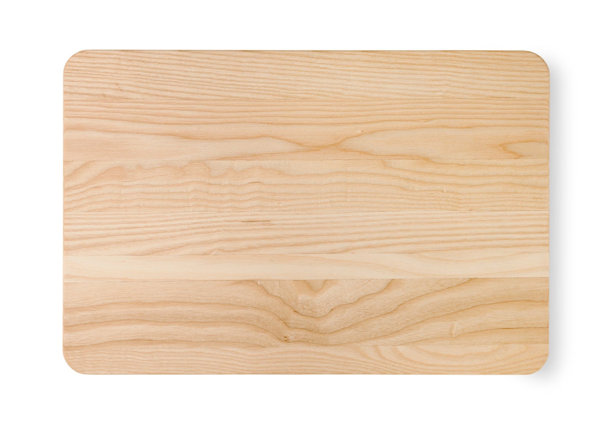 {{medium,2-piece-set}} A Medium Misen Wood Cutting Board seen from directly overhead.