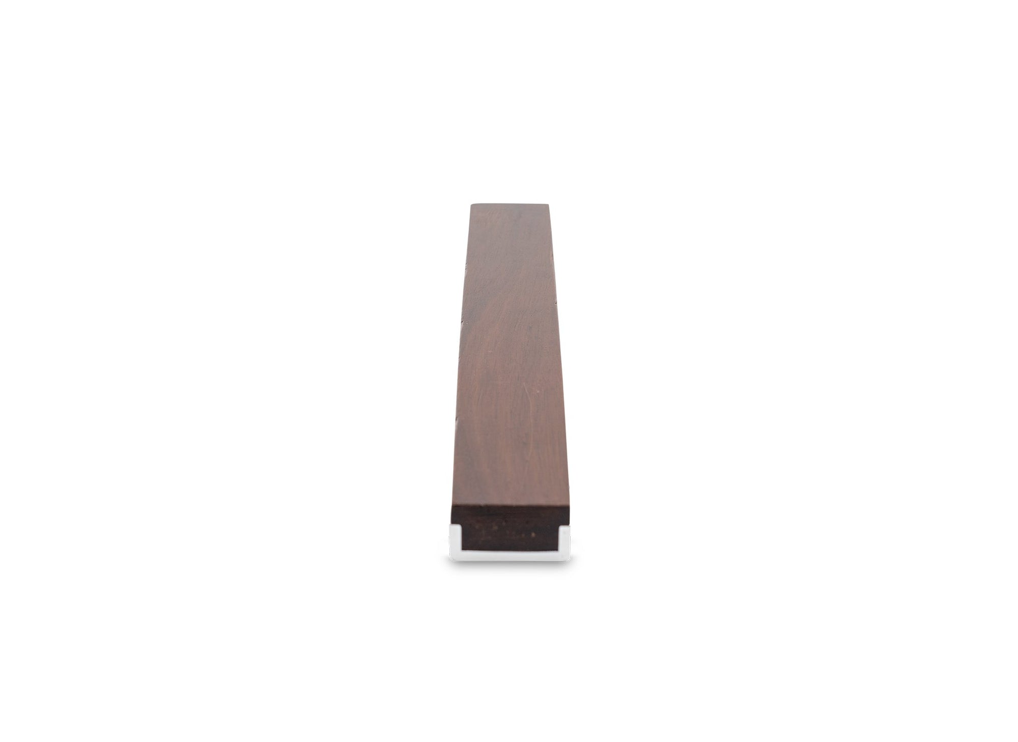 {{carbonized-acacia}} The Misen Magnetic Knife Strip in acacia wood, has a user-friendly depth for clearance, while maintaining its slim profile.