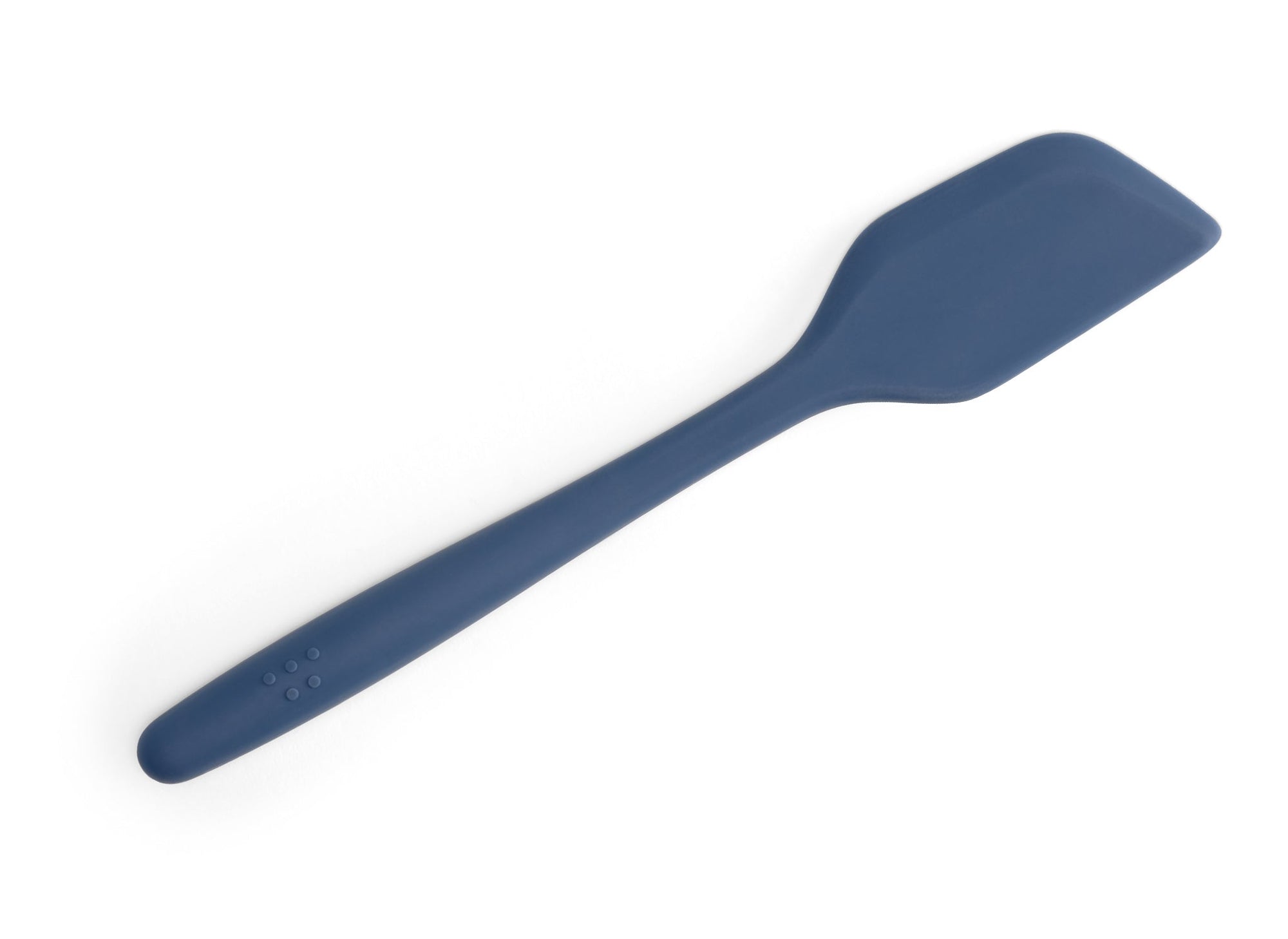 {{blue}} A Blue Misen Mixing Spatula on a white background.