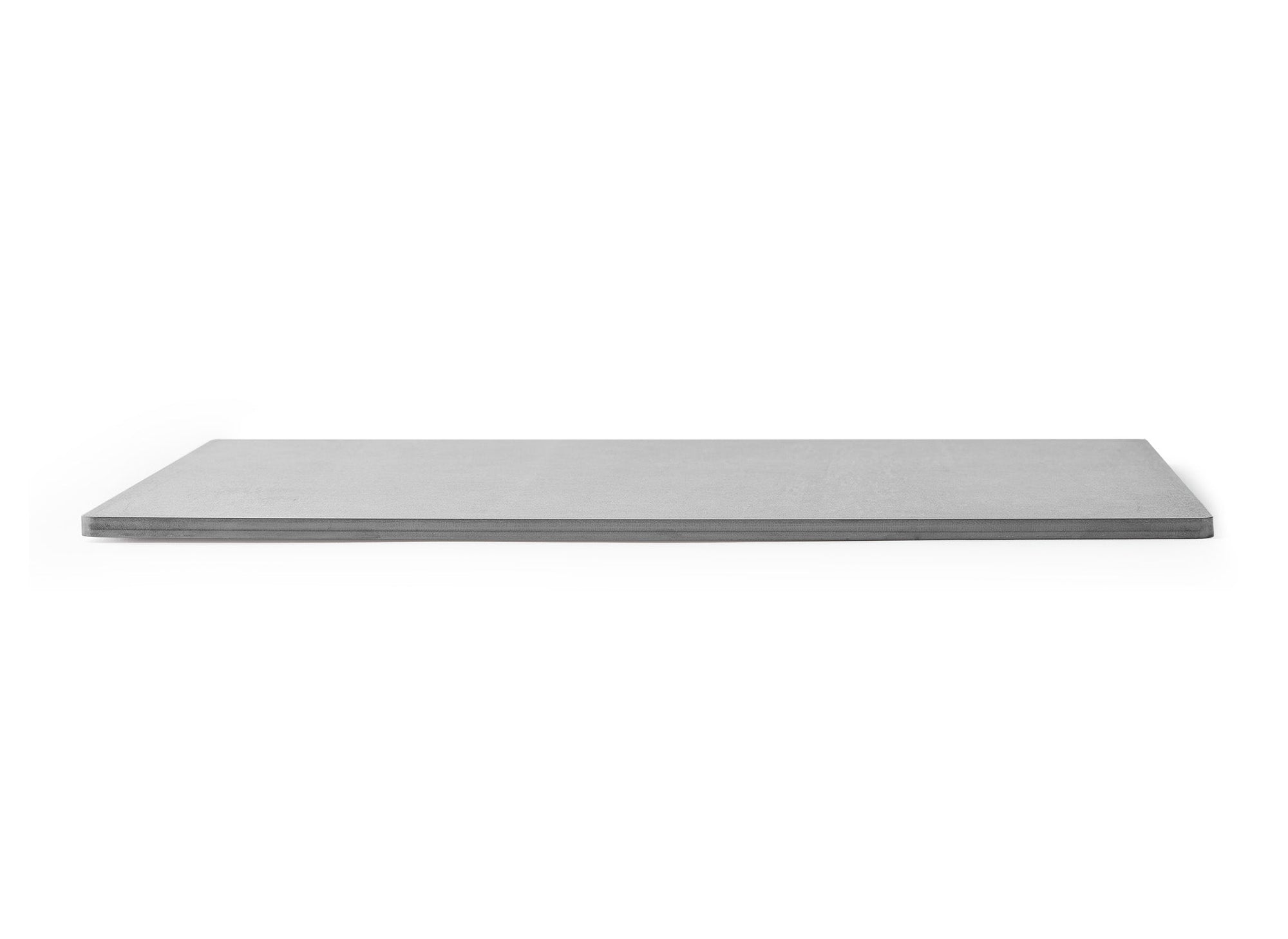 {{single, 2-pack, 4-pack}} A grey Misen Oven Steel, seen from the side.