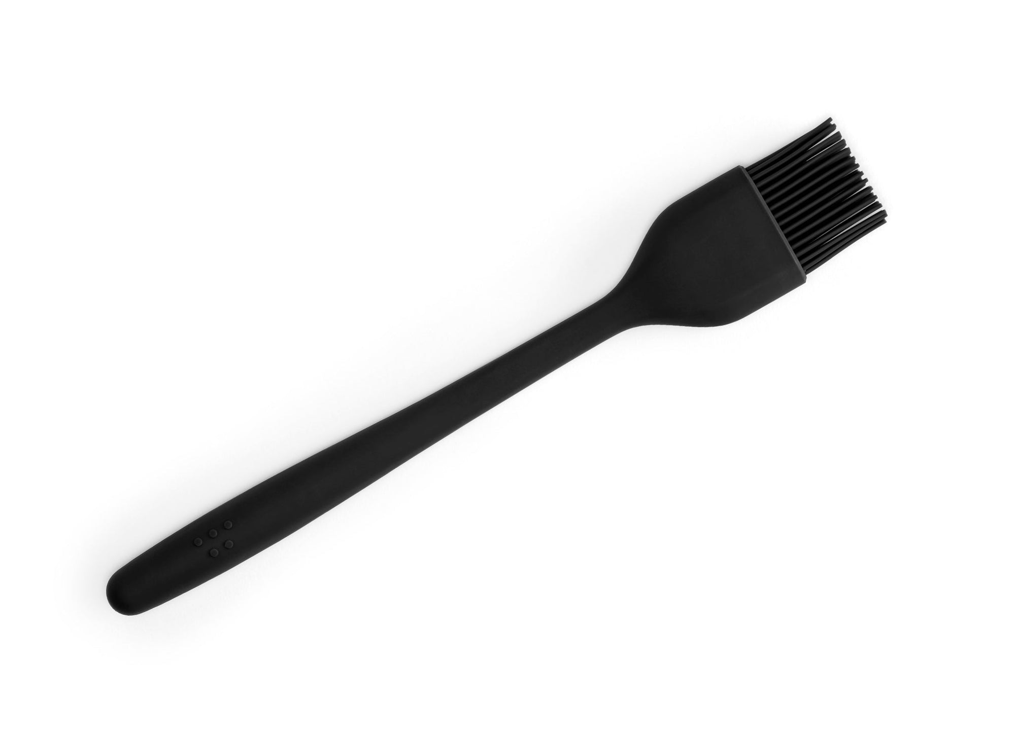 {{black}} View of Black Misen Pastry Brush from above on a white background.
