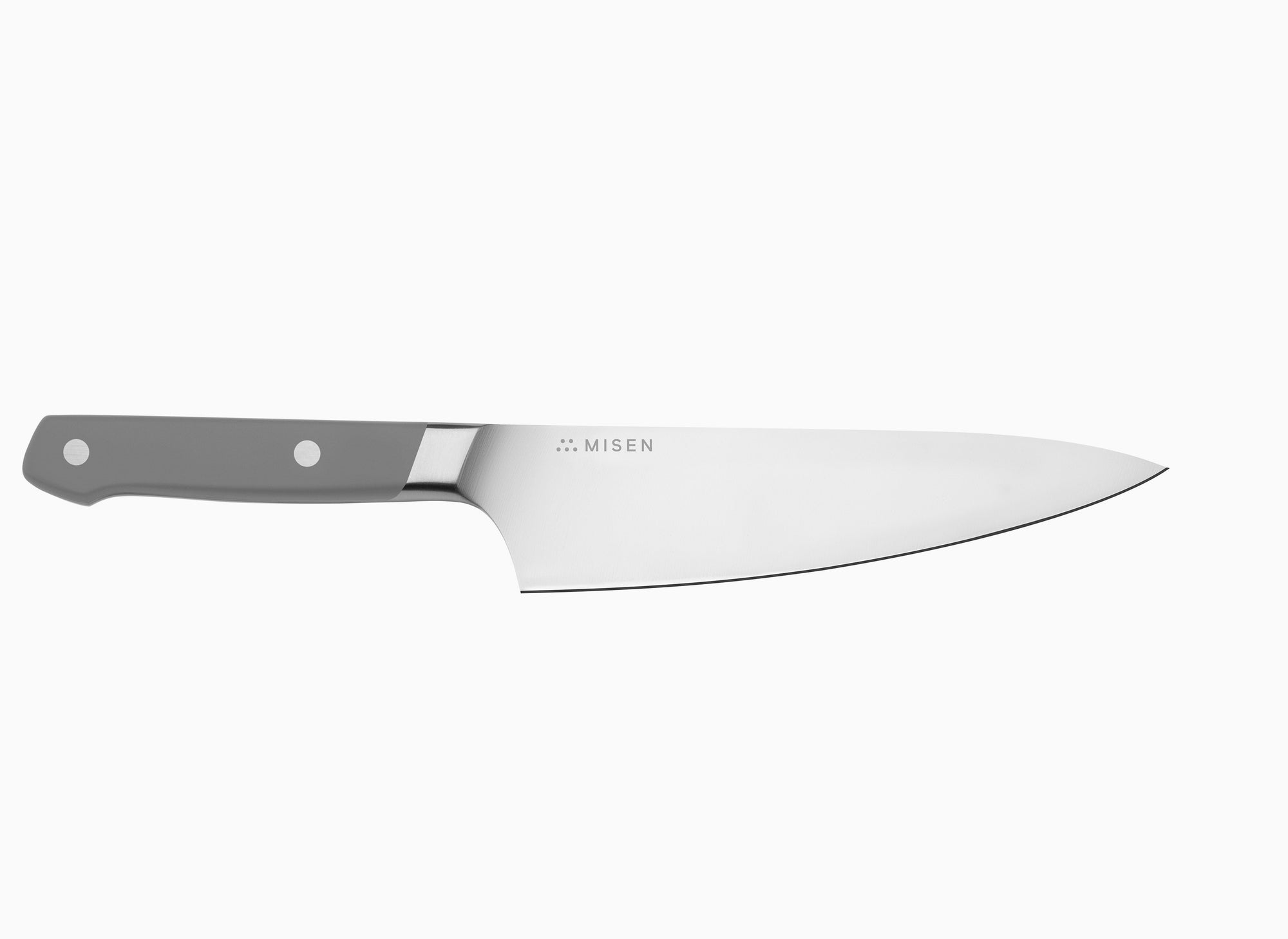Misen Short Chef's Knife in gray