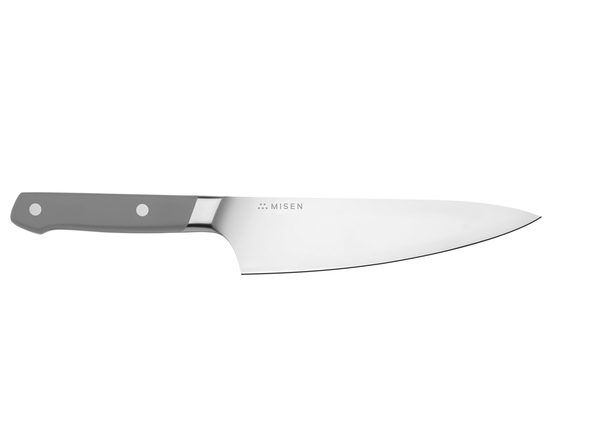 Misen Short Chef's Knife in gray