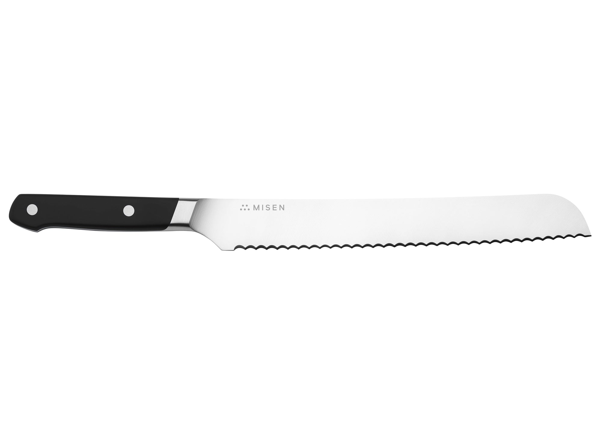 Misen Serrated Knife in black