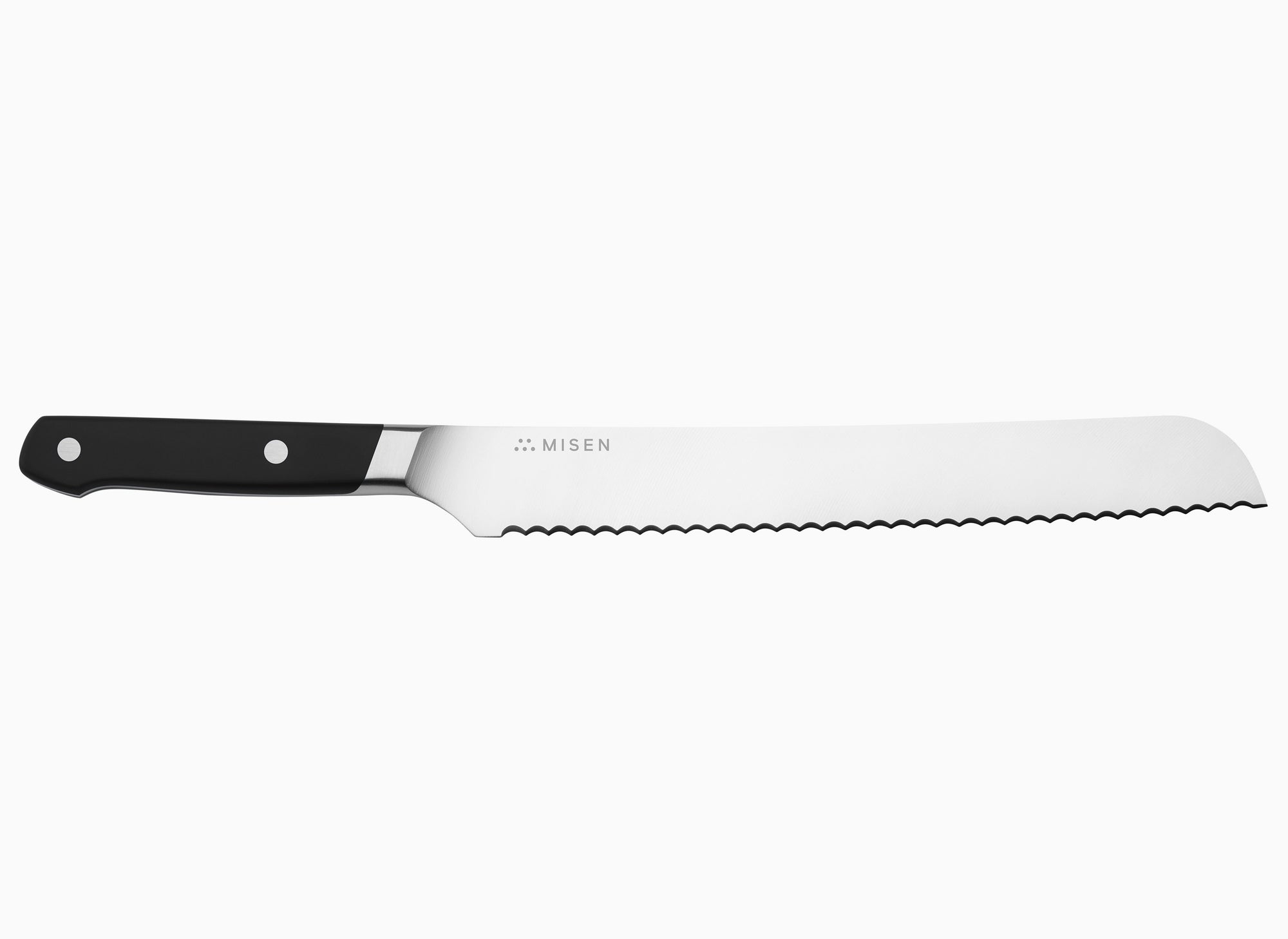 Misen Serrated Knife in black