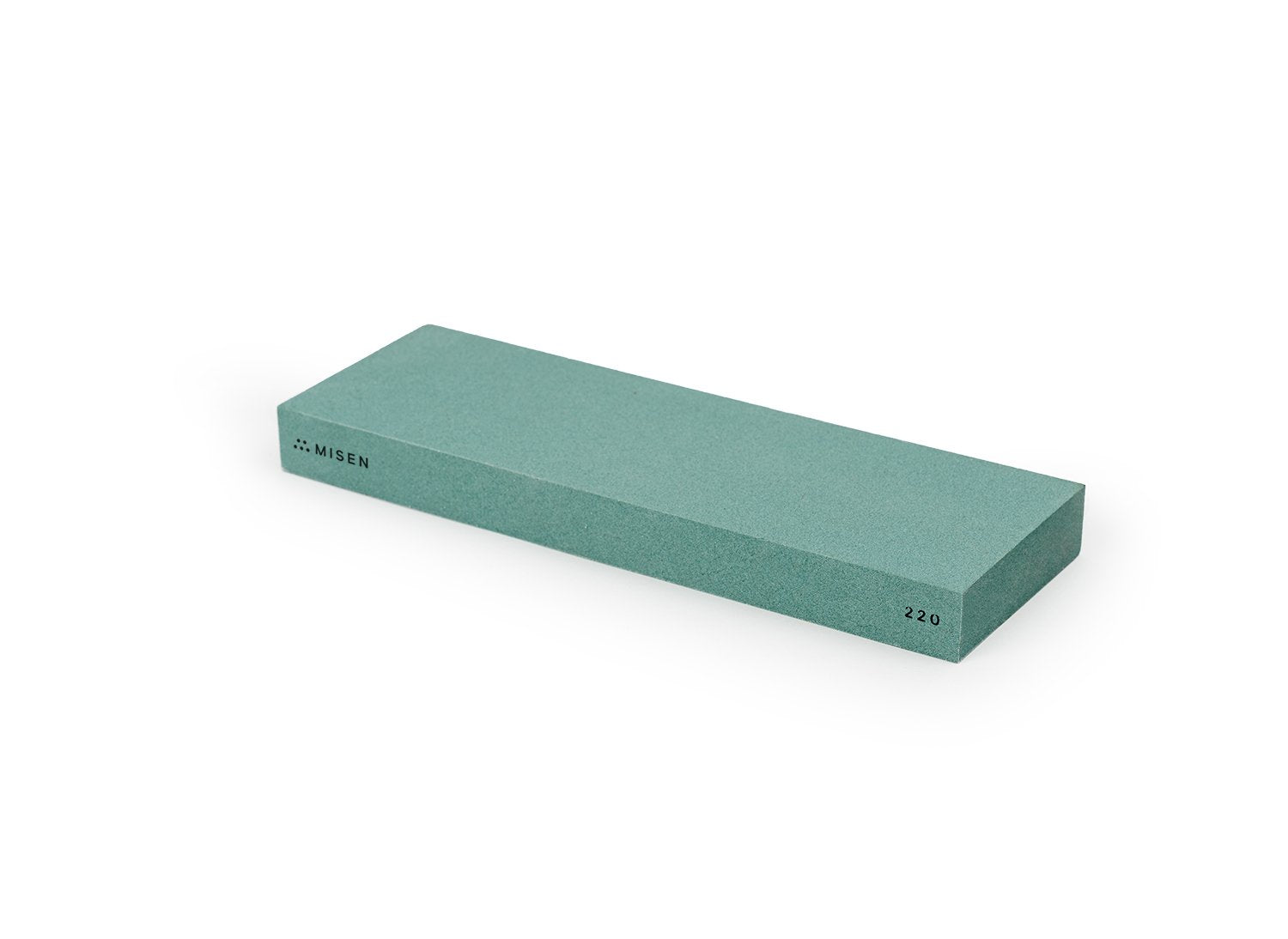 {{220-grit}} The low 220 Grit Misen Sharpening Stone will remove metal more quickly and provide a coarser edge.