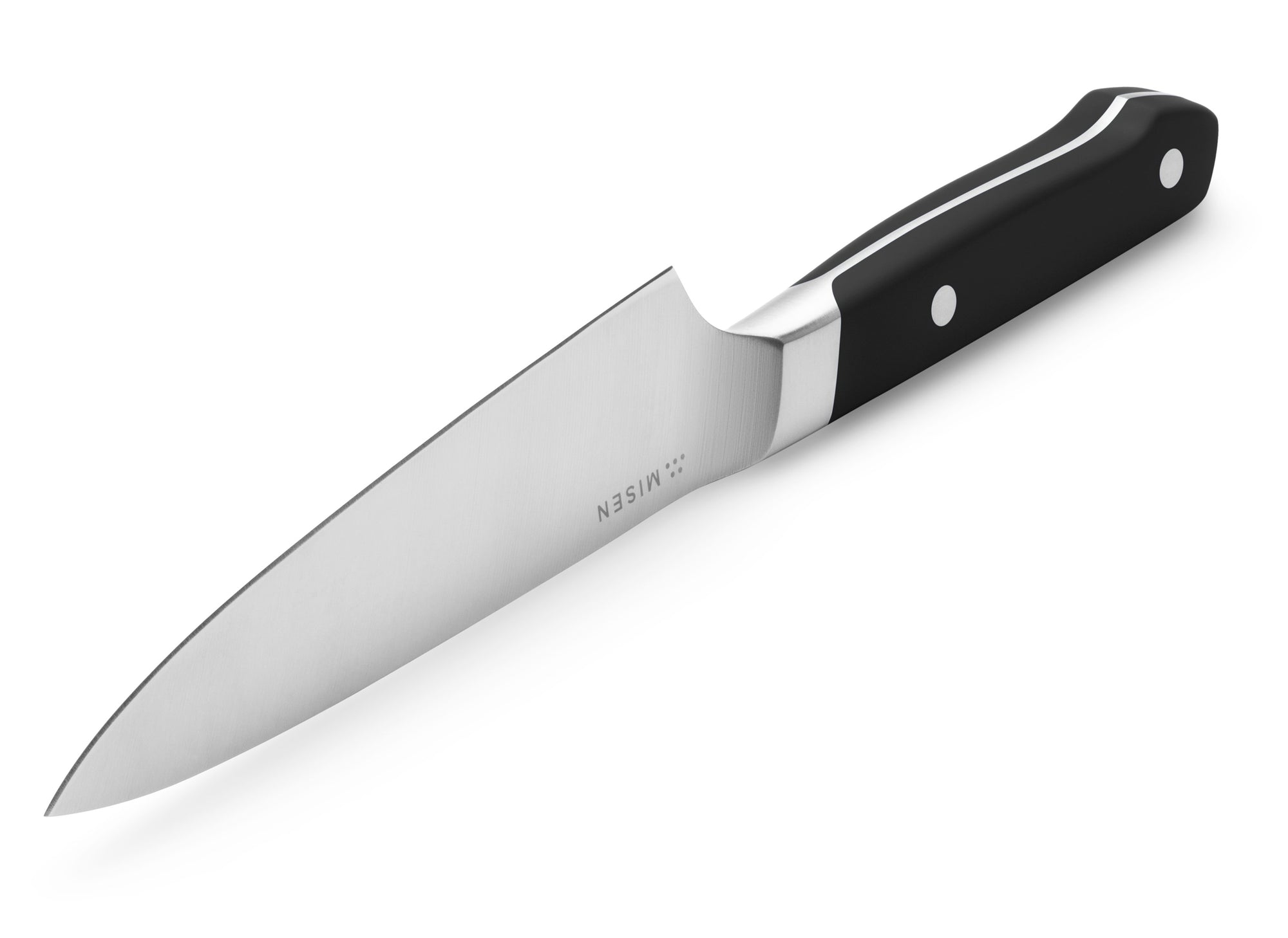 {{black}}  Blade tip and edge of Misen Utility Knife in black